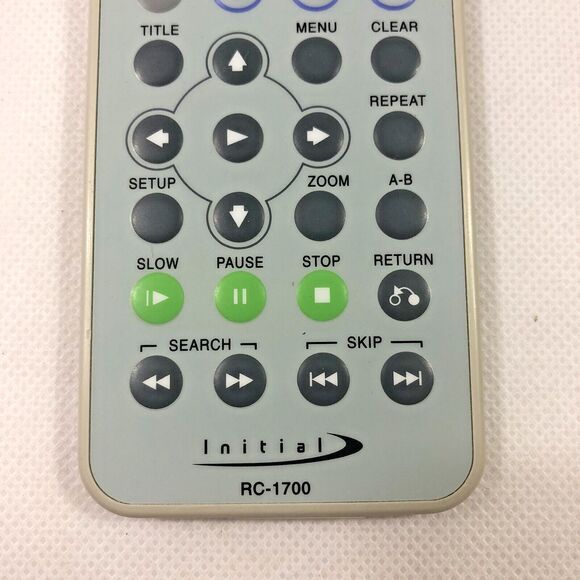Initial RC-1700 Remote Control DVD Player Tested Working‎ - Picture 2 of 5